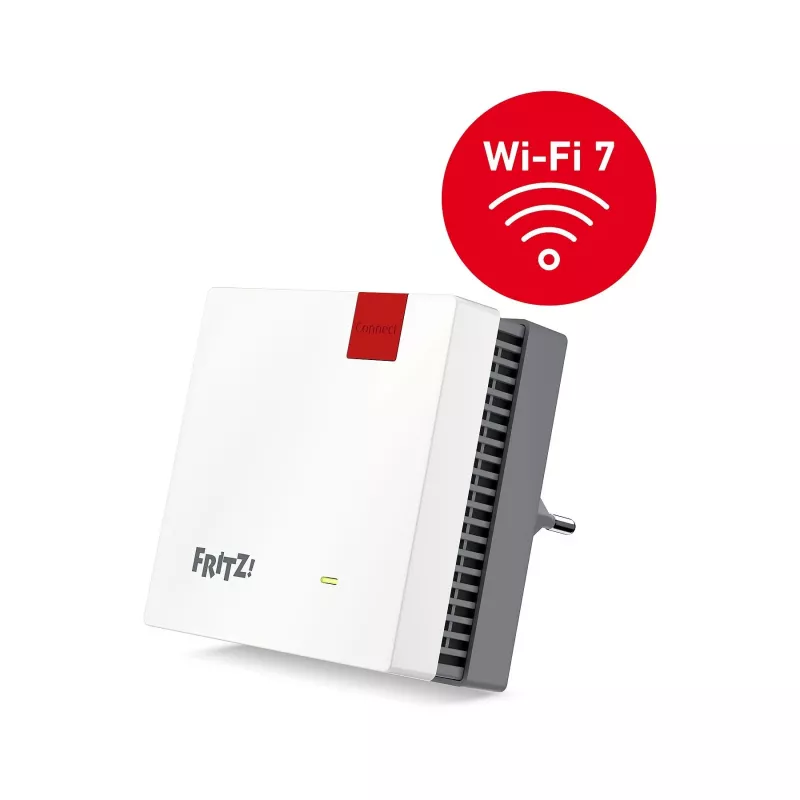 FRITZ! 20003134 Mesh-WLAN-System Dualband (2,4 GHz / 5 GHz) Wi-Fi 7 (802.11be) Rot, Weiß 1 Intern