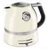 Wasserkocher KITCHENAID 1,5 L 2400 W Creme, 7 Temperatureinstellungen, Edelstahlkörper