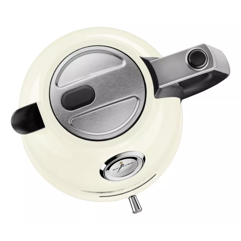 Wasserkocher KITCHENAID 1,5 L 2400 W Creme, 7 Temperatureinstellungen, Edelstahlkörper