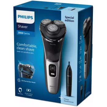 Philips S3143/02 Elektrorasierer Nass & Trocken PowerCut-Klingensystem