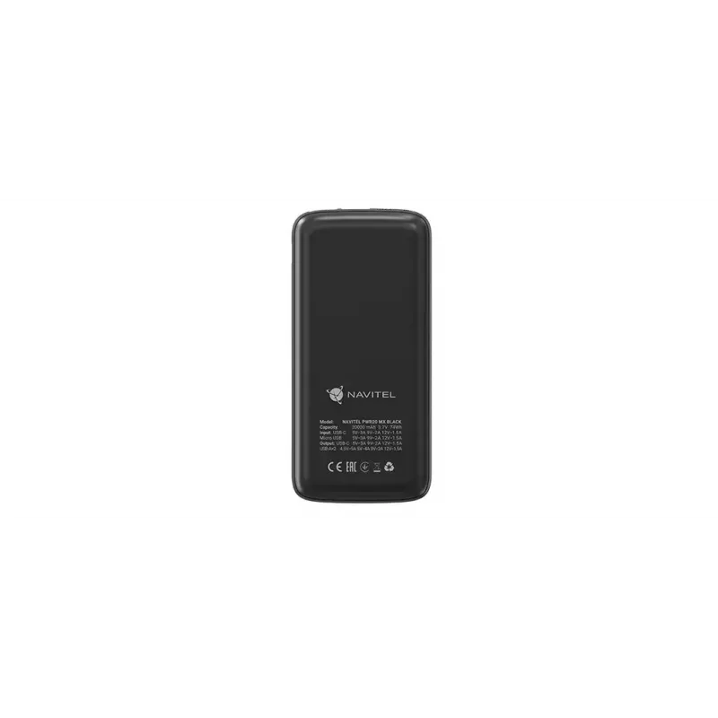 Tragbares Ladegerät Navitel PWR20 MX Schwarz 20000 mAh
