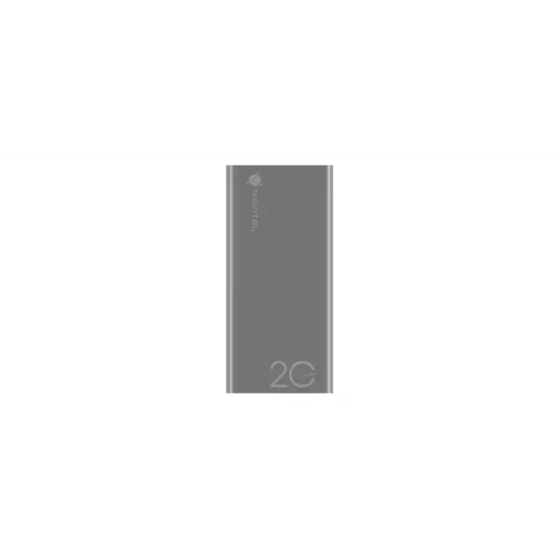 Tragbare Powerbank Navitel PWR20 AL SILBER 20000 mAh