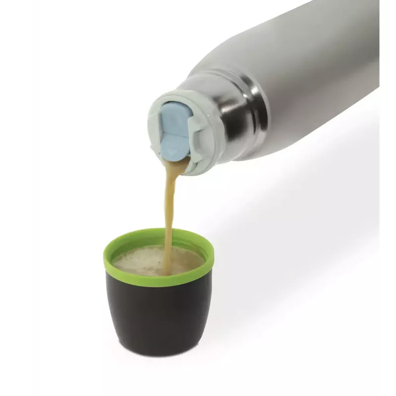 Isolierflasche JATA Termo 1 L Schwarz Grün Grau
