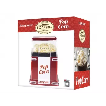 Popcornmaschine Beper 90.590Y Rot Weiß 1200 W 3 min