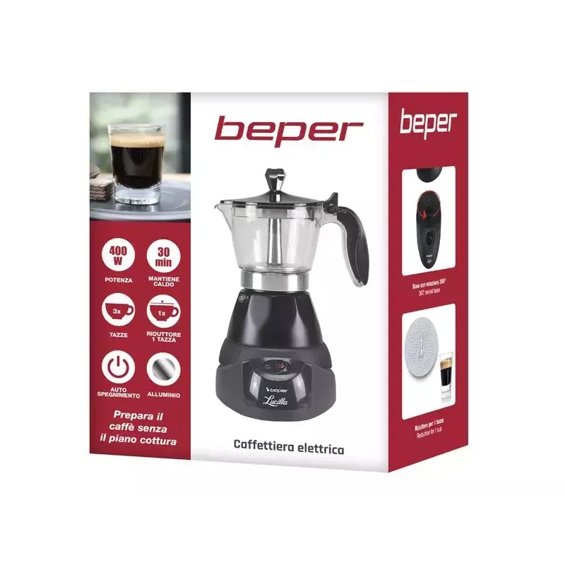 Espressomaschine Beper 3 Tassen BC.040N
