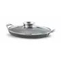 Bratpfanne Pensofal Invictum Professional Oval 36 cm mit 2 Griffen und Glasdeckel
