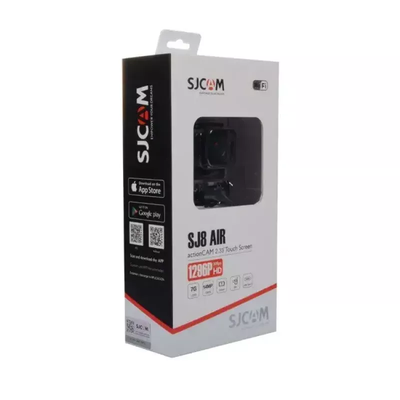 Action-Kamera SJCam SJ8 AIR 4K 30fps mit Wi‑Fi (SJ8AIR-BK)