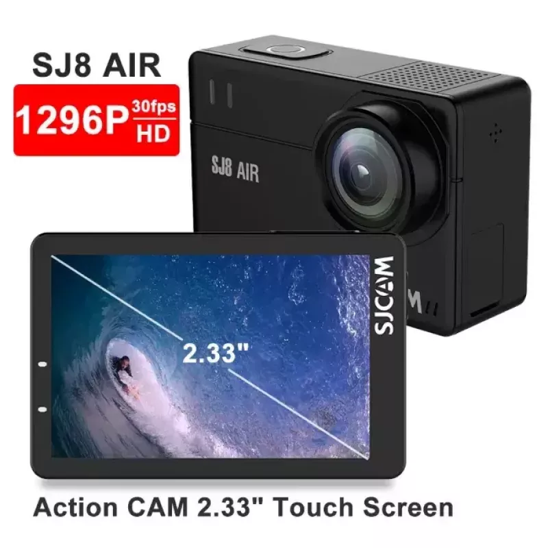 Action-Kamera SJCam SJ8 AIR 4K 30fps mit Wi‑Fi (SJ8AIR-BK)