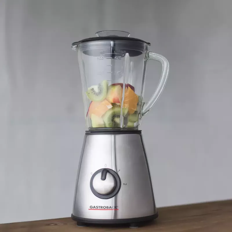 Tischmixer Gastroback Design Mini Schwarz Silber