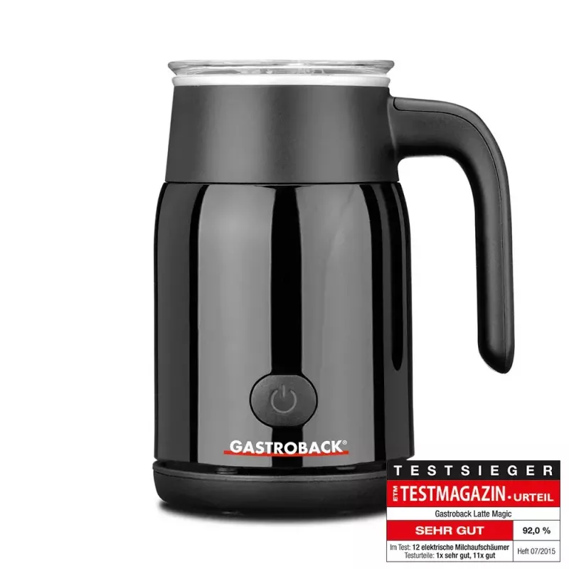 Automatischer Milchaufschäumer Gastroback Latte Magic Schwarz