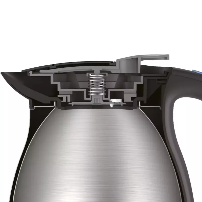 Elektrischer Wasserkocher Gastroback 1,7 l 2200 W Schwarz Edelstahl