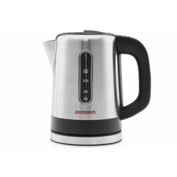 Wasserkocher Gastroback 1 L 2200 W Schwarz Edelstahl