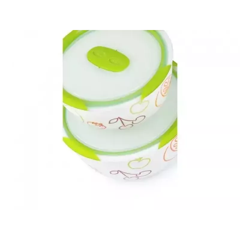 Salatschüssel OURSSON BS4781RC/GA Rund Keramik Mehrfarbig 2 Stück
