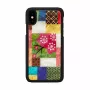 Smartphone-Hülle iKins für iPhone XS/S — Kirschblüten-Weiß-Design, schützende Hartschalen-Passform