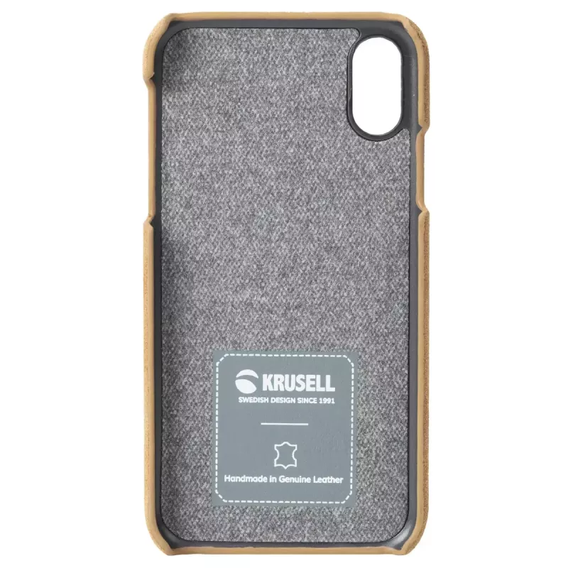 Cover Krusell Broby iPhone X/XS 14,7 cm (5,8 Zoll) Braun