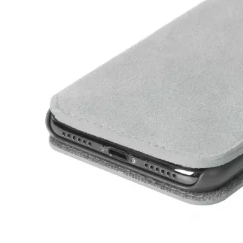 Folio Case Krusell Broby 4 Card SlimWallet für iPhone X/XS Grau