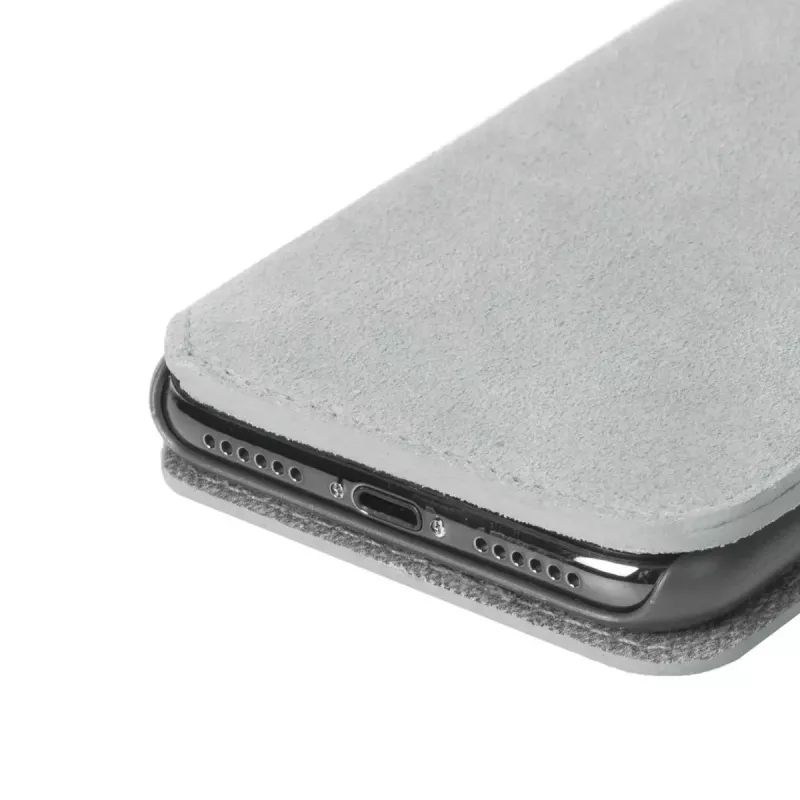Folio Case Krusell Broby 4 Card SlimWallet für iPhone X/XS Grau