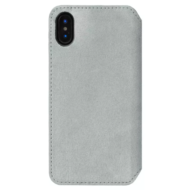 Folio Case Krusell Broby 4 Card SlimWallet für iPhone X/XS Grau