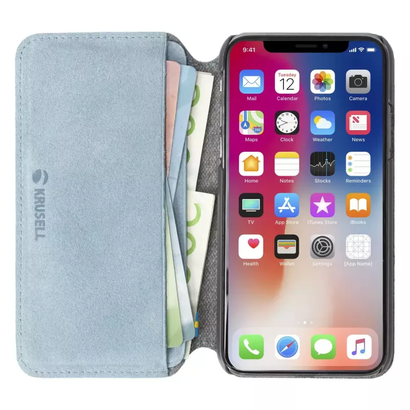 Folio Case Krusell Broby 4 Card SlimWallet iPhone X/XS