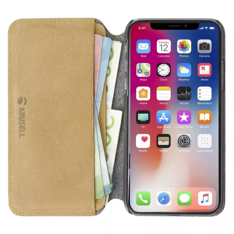 Folio Case Krusell Broby 4 Card SlimWallet für iPhone X/XS