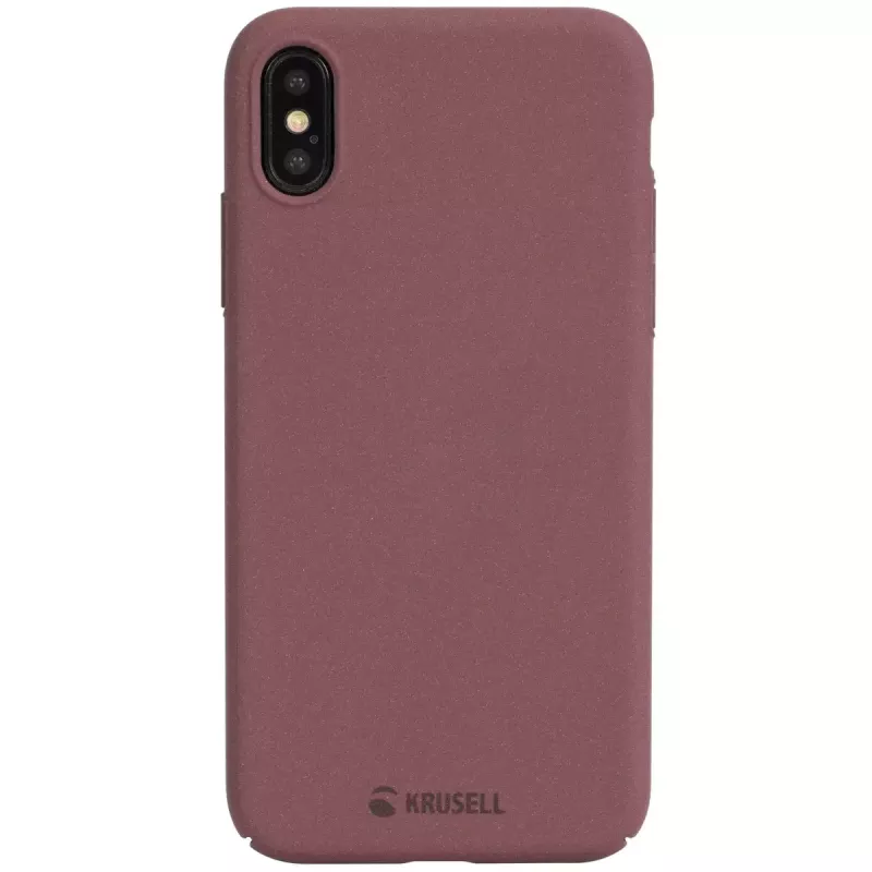 Brieftaschenhülle Krusell Sandby iPhone X/XS Burgunderrot
