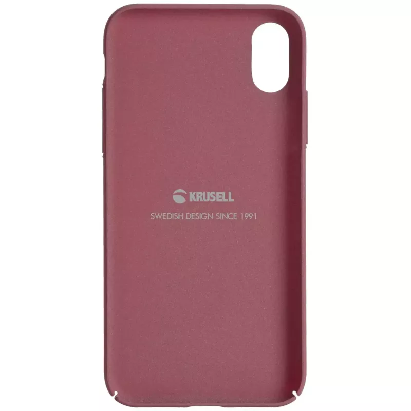 Brieftaschenhülle Krusell Sandby iPhone X/XS Burgunderrot