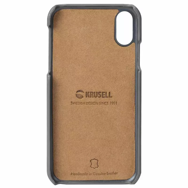 Schutzhandyhülle Krusell Sunne für Apple iPhone XS Max — Vintage Schwarz
