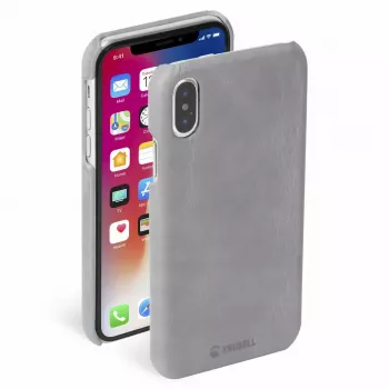 Schutzhülle Krusell Sunne für Apple iPhone XS vintage grau