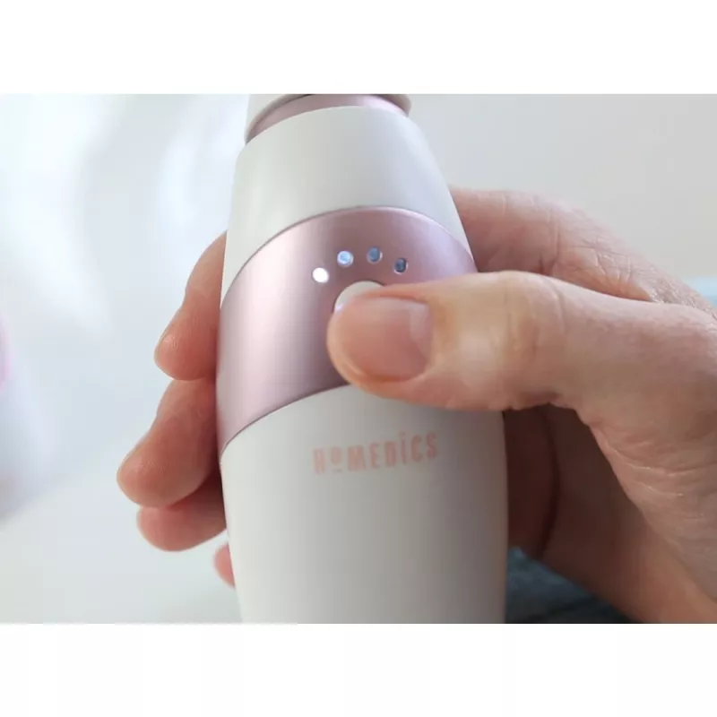 HoMedics Radiance Hautpflegegerät Hautvakuum-Mikrodermabrasion Roségold, Weiß