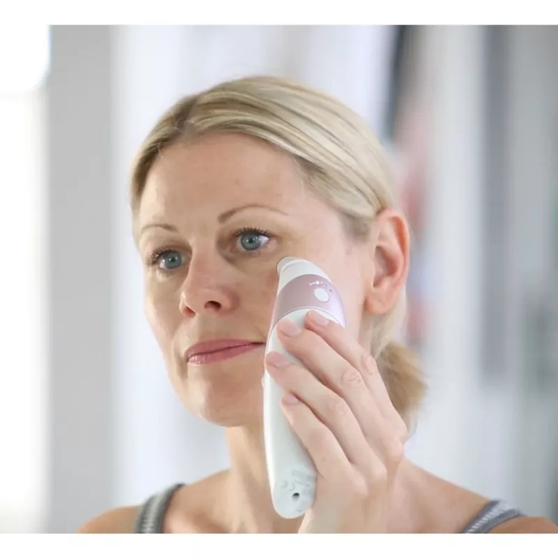 HoMedics Radiance Hautpflegegerät Hautvakuum-Mikrodermabrasion Roségold, Weiß