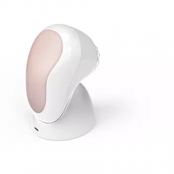 HoMedics FAC-600-EU Gesichtsbürste Pulsation Roségold, Weiß Batterie