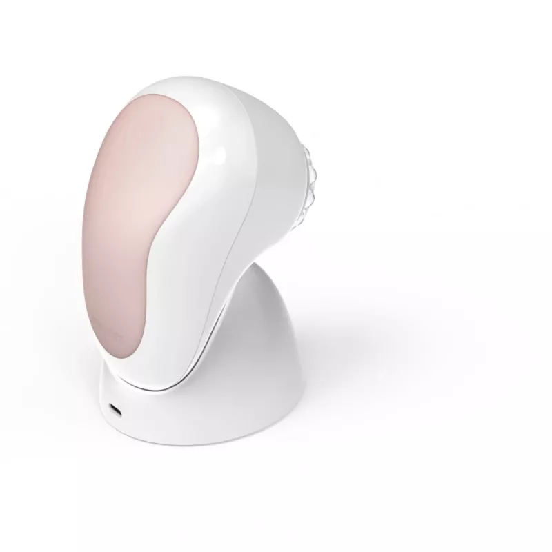 HoMedics FAC-600-EU Gesichtsbürste Pulsation Roségold, Weiß Batterie