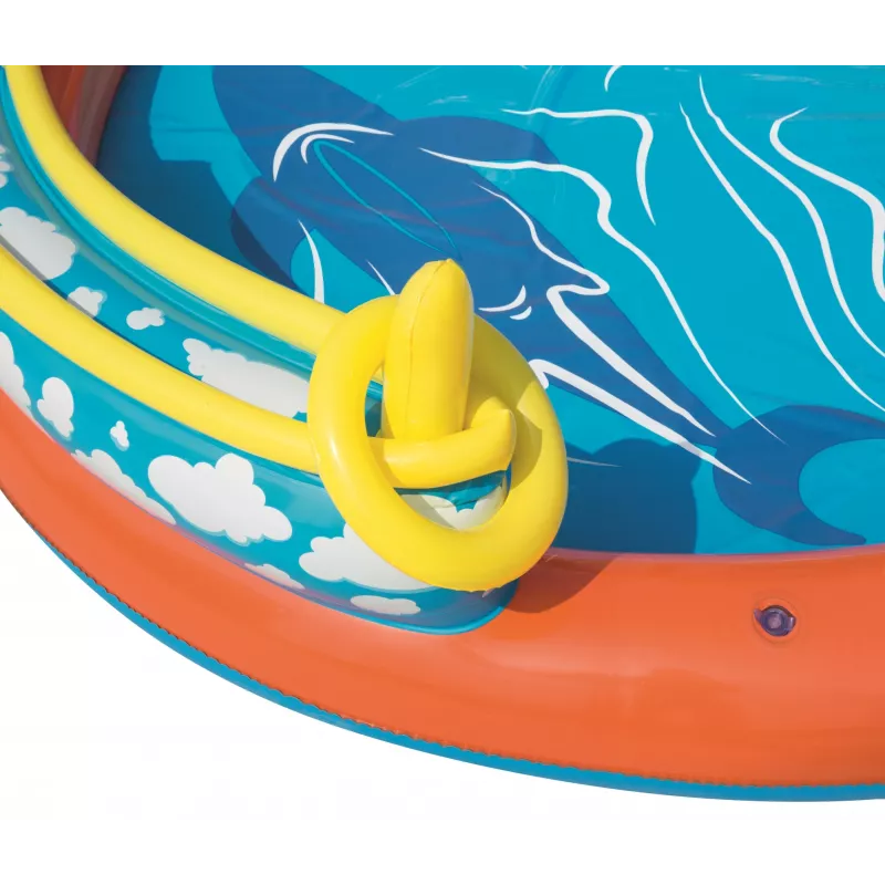 Aufblasbarer Spielcenter Bestway 53069 — aufblasbarer Wasserspielplatz für Kinder