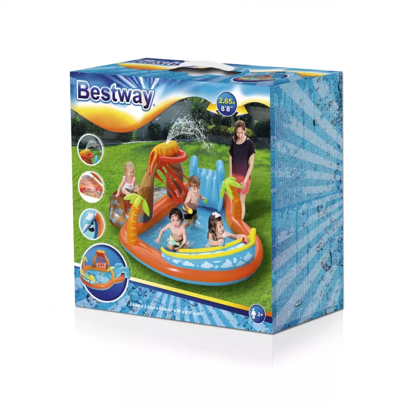 Aufblasbarer Spielcenter Bestway 53069 — aufblasbarer Wasserspielplatz für Kinder