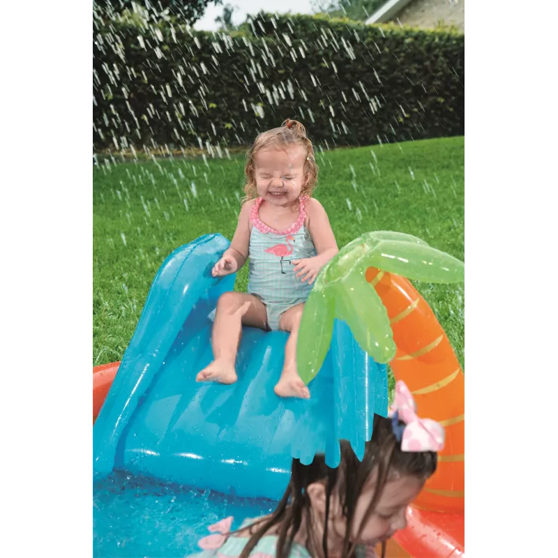 Aufblasbarer Spielcenter Bestway 53069 — aufblasbarer Wasserspielplatz für Kinder