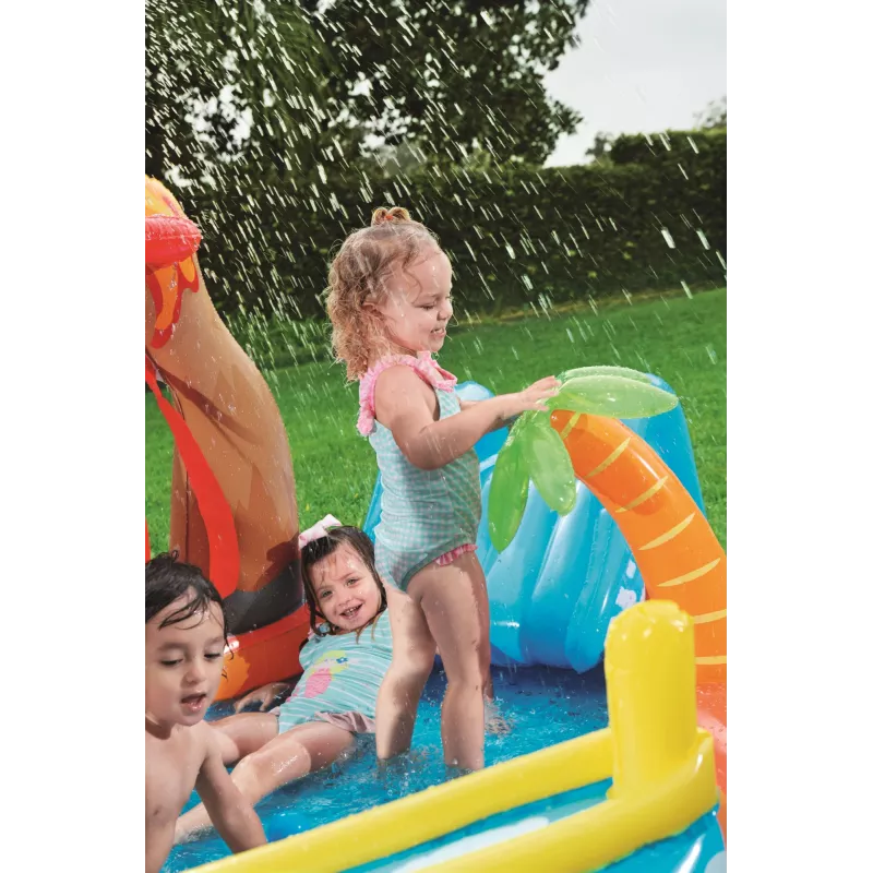 Aufblasbarer Spielcenter Bestway 53069 — aufblasbarer Wasserspielplatz für Kinder
