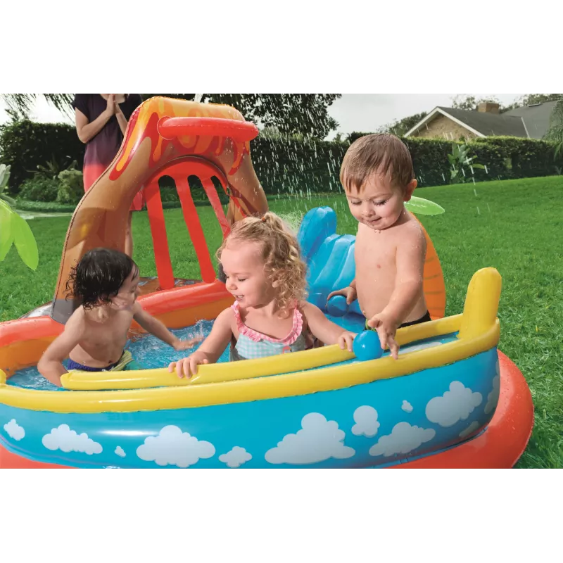Aufblasbarer Spielcenter Bestway 53069 — aufblasbarer Wasserspielplatz für Kinder