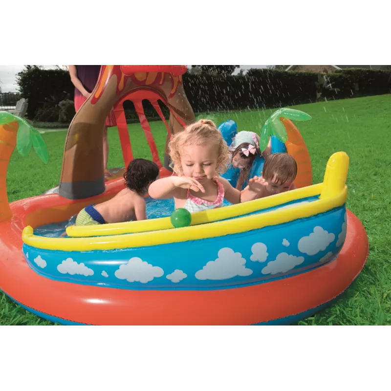 Aufblasbarer Spielcenter Bestway 53069 — aufblasbarer Wasserspielplatz für Kinder