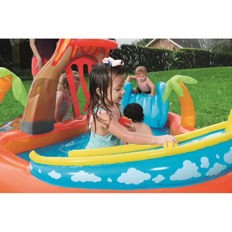 Aufblasbarer Spielcenter Bestway 53069 — aufblasbarer Wasserspielplatz für Kinder