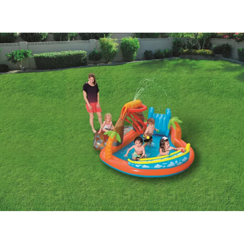 Aufblasbarer Spielcenter Bestway 53069 — aufblasbarer Wasserspielplatz für Kinder