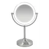 HoMedics MIR-8150-EU Kosmetikspiegel freistehend rund Edelstahl