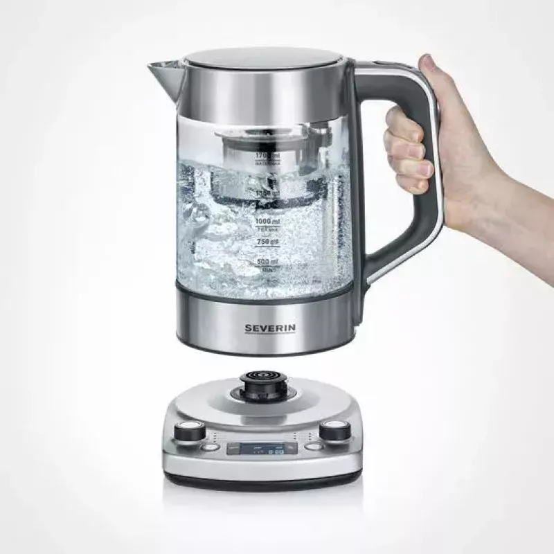 Elektrischer Wasserkocher Severin 1,7 l 3000 W Edelstahl