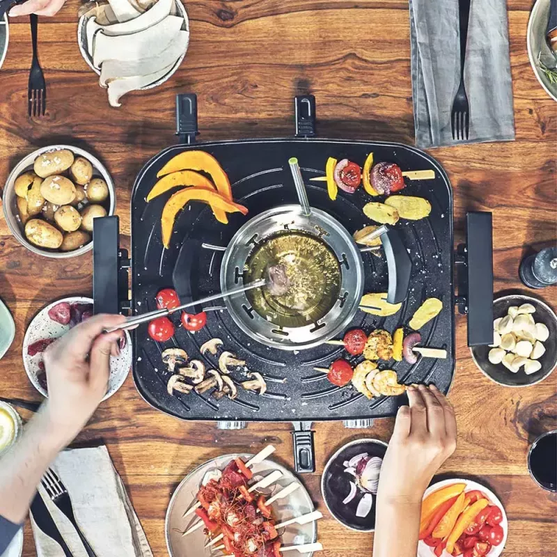 Raclette Fondue Set Gastroback Family And Friends