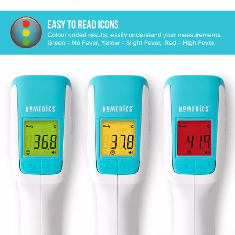 HoMedics Berührungsloses Infrarot-Körperthermometer