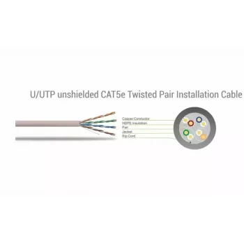 Netzwerkkabel SBOX UTP-305 CAT5E RJ45 305 m Blau