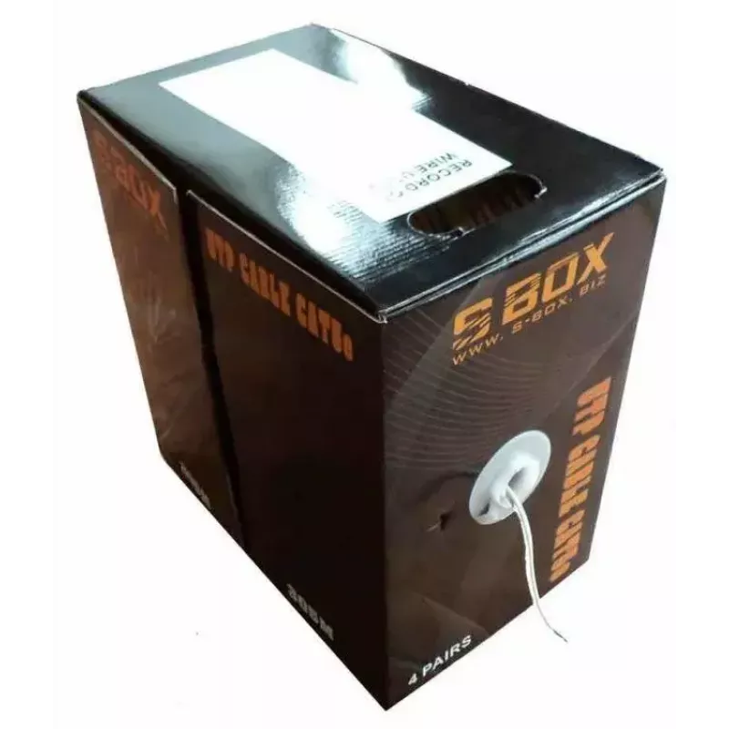 Netzwerkkabel SBOX UTP-305 CAT5E RJ45 305 m Blau