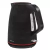Elektrischer Wasserkocher MANTA KTL9230B 1.7L 2200W Schwarz, Kunststoffgehäuse, Strix Controller, Wasserstandsanzeige