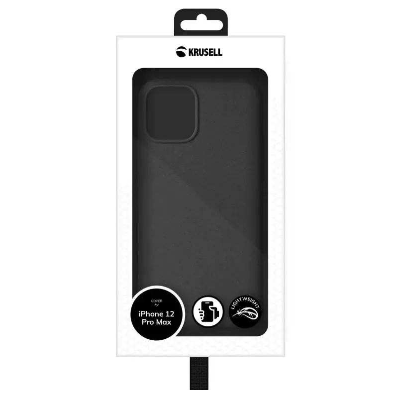 Cover Krusell Sandcover iPhone 12 Pro Max 17 cm (6.7 Zoll) Schwarz