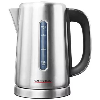 Elektrischer Wasserkocher Gastroback 1,7 L 3000 W Schwarz Edelstahl