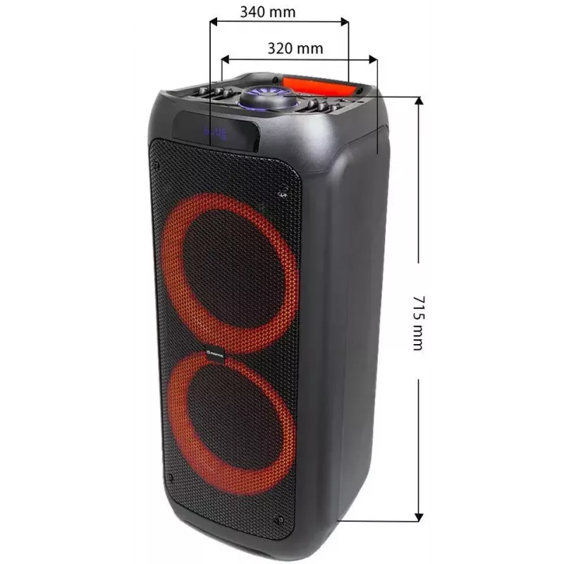 Tragbarer Bluetooth-Lautsprecher MANTA SPK5310 PRO 20W – kabellos, wiederaufladbar, TWS-Unterstützung